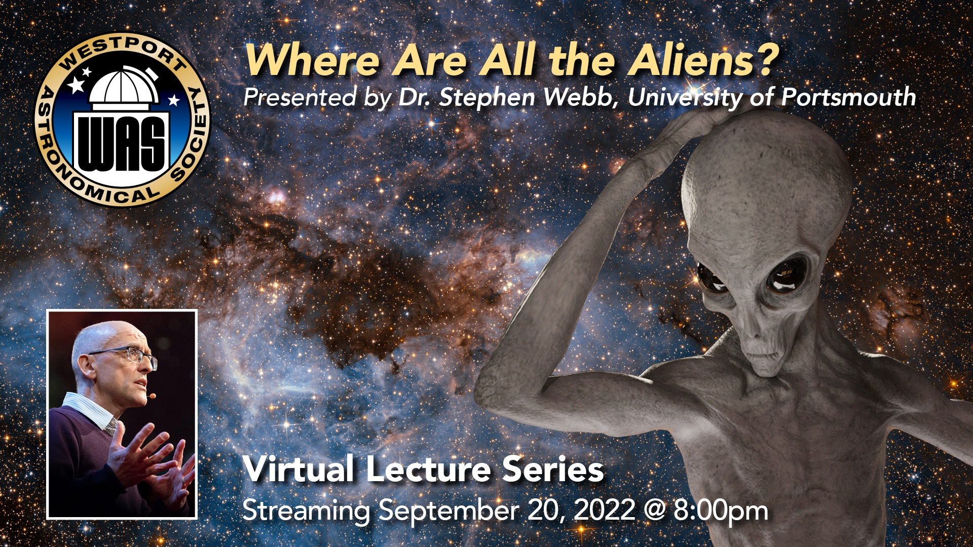 Dr. Stephen Webb, Where Are All The Aliens?
