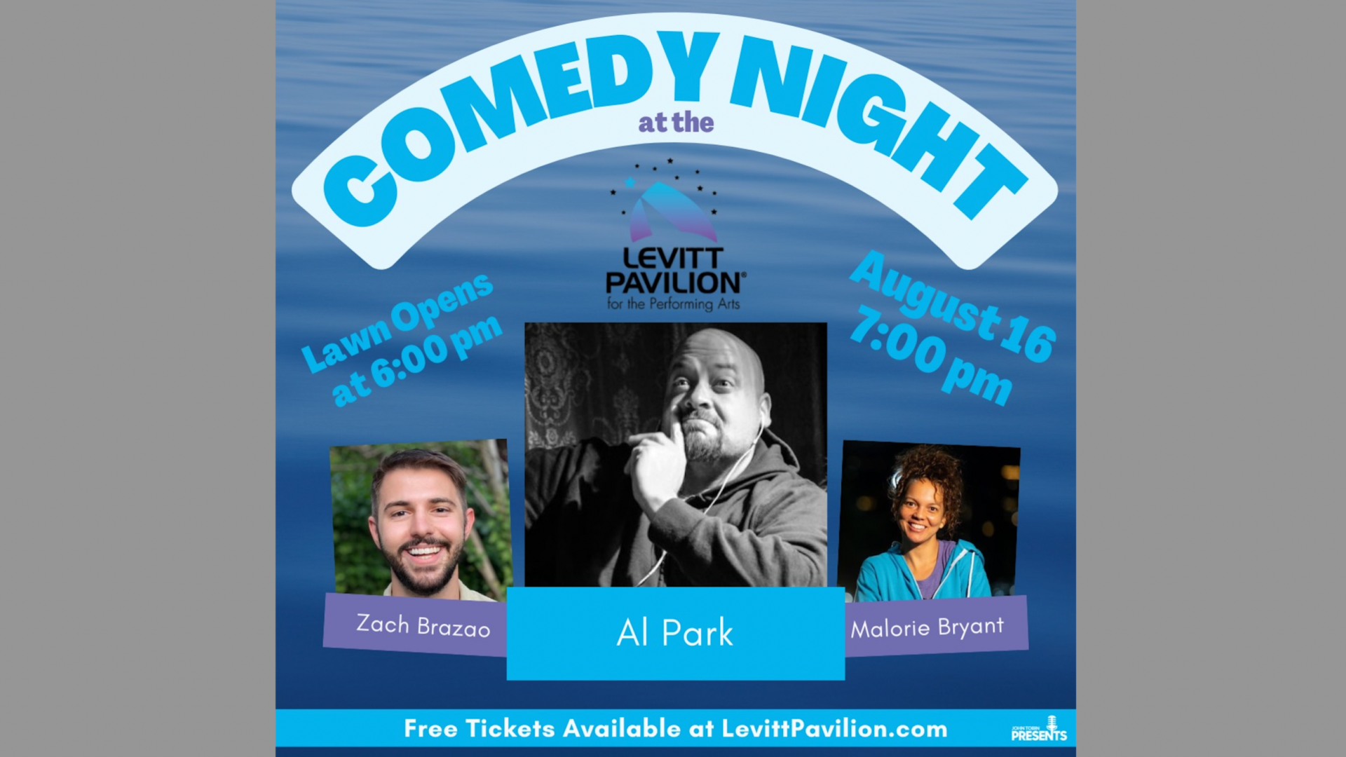 Free Comedy Night: Al Park, Malorie Bryant & Zach Brazao