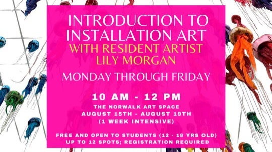 Introduction to Installation Art with Resident Artist Lily Morgan