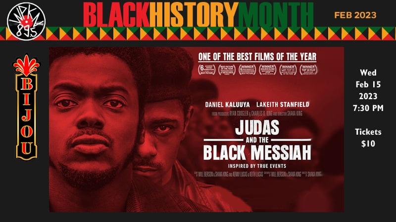 Judas And The Black Messiah    (WPKN Black History Month event)