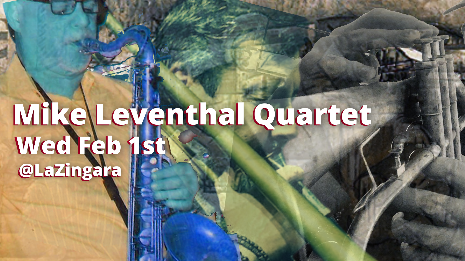 Mike Leventhal Quartet Takes The Bethel Jazz Stage At LaZingara  Featuring: Bassits Mike Nunno, Drummer Bob Leonard, Guitarist Chris Morrison And Mike Leventhal On Sax