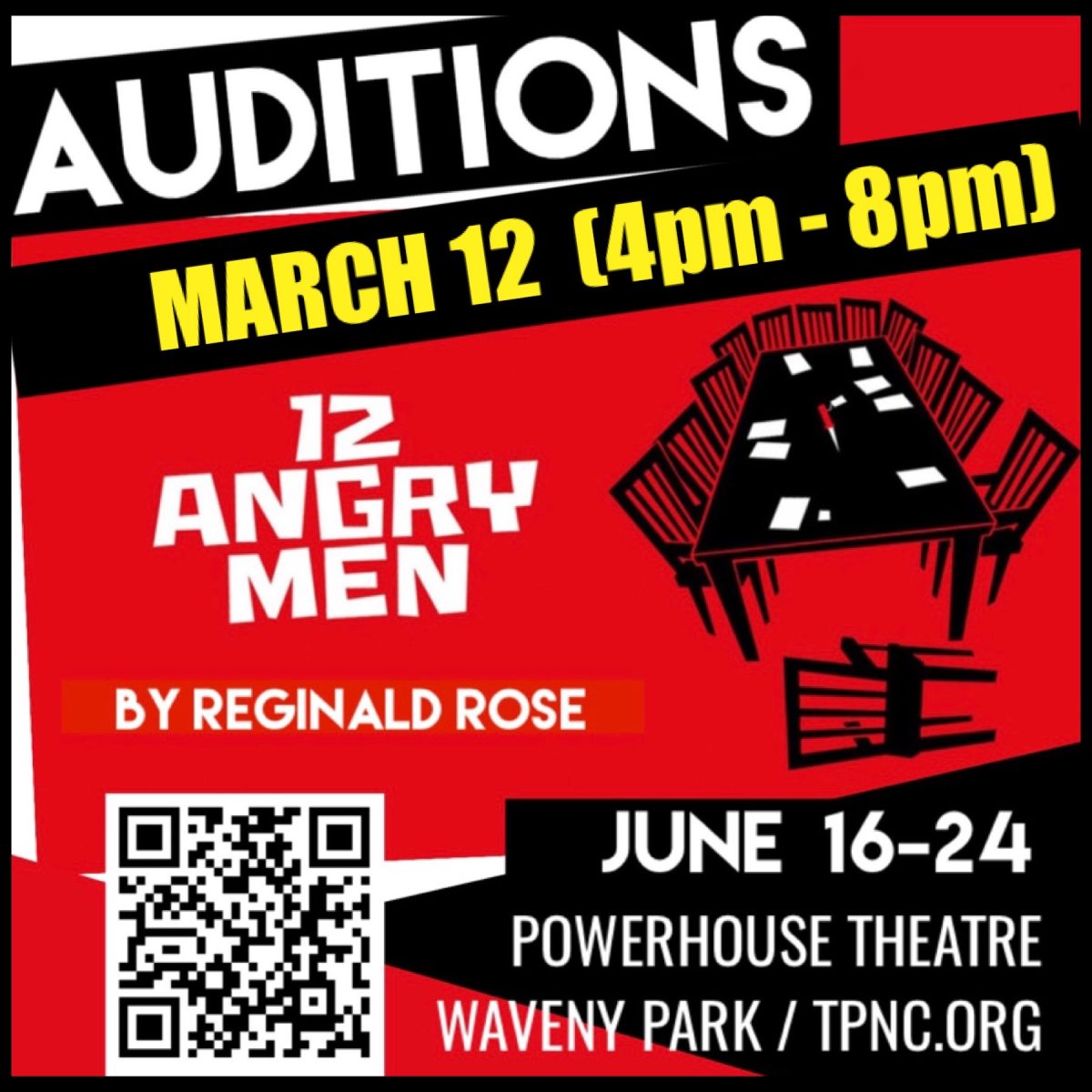 AUDITIONS for 12 ANGRY MEN