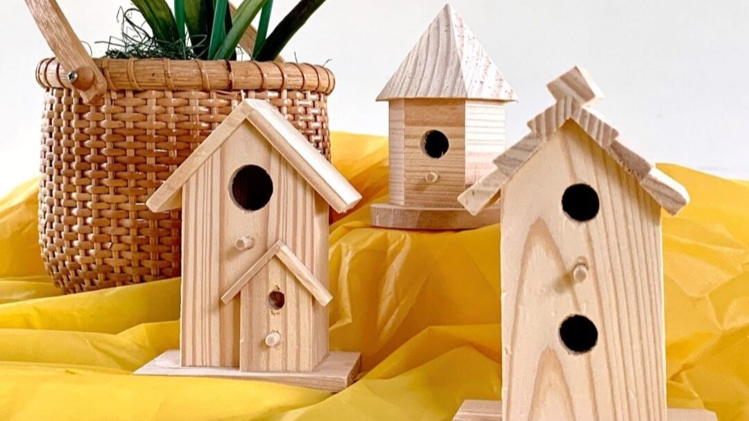 Spring Crafts: Spring Birdhouse